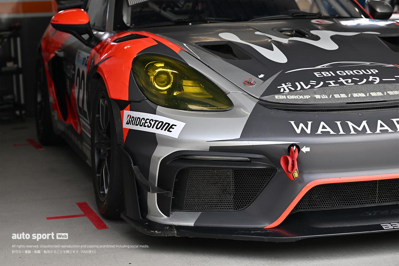 2023スーパー耐久第3戦SUGO　Porsche EBI WAIMARAMA Cayman GT4 RS CS