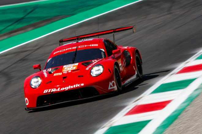 56号車ポルシェ911 RSR-19（プロジェクト1・AO）　2023年WEC第5戦モンツァ6時間レース