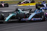 2023年F1第11戦イギリスGP　ピエール・ガスリー（アルピーヌ）とランス・ストロール（アストンマーティン）の接触
