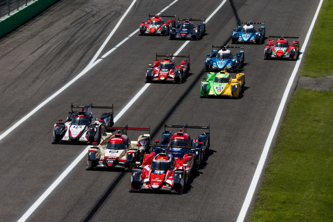 ワンメイクカテゴリーではないものの、全車オレカ07・ギブソンのパッケージで争われているLMP2クラス