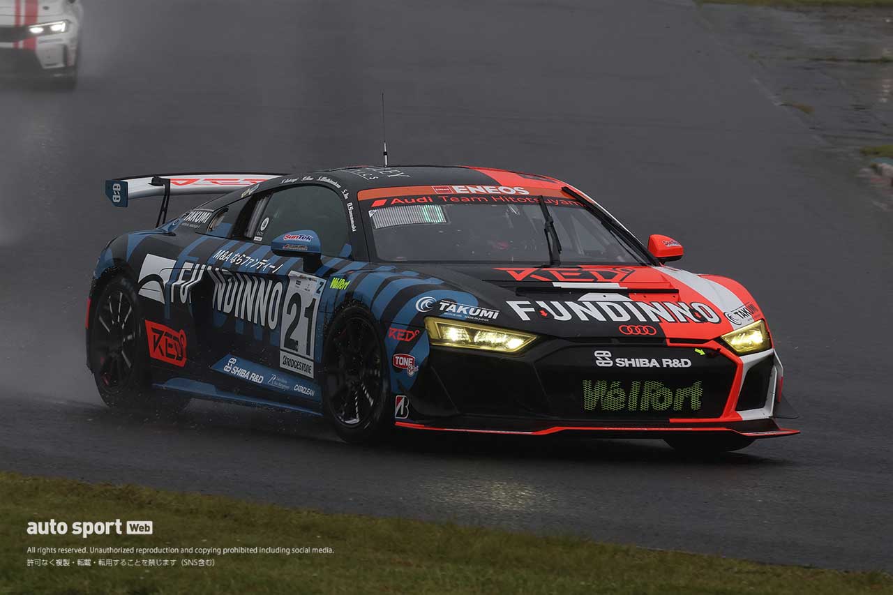 2023スーパー耐久第3戦SUGO　ベンチャー投資のファンディーノ Audi R8 LMS（山脇大輔／神晴也／S.ウォーキンショー）