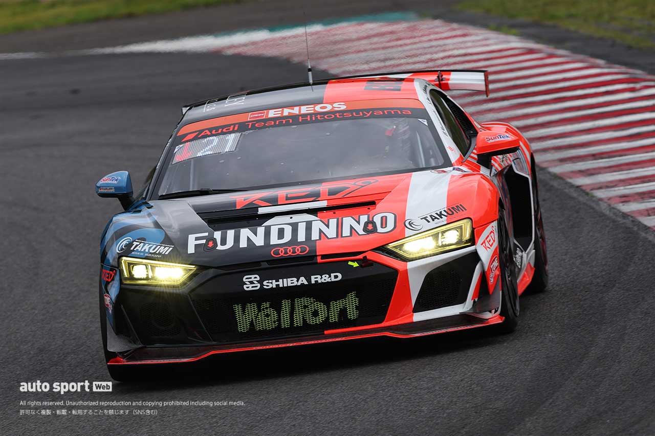 2023スーパー耐久第3戦SUGO　ベンチャー投資のファンディーノ Audi R8 LMS（山脇大輔／神晴也／S.ウォーキンショー）