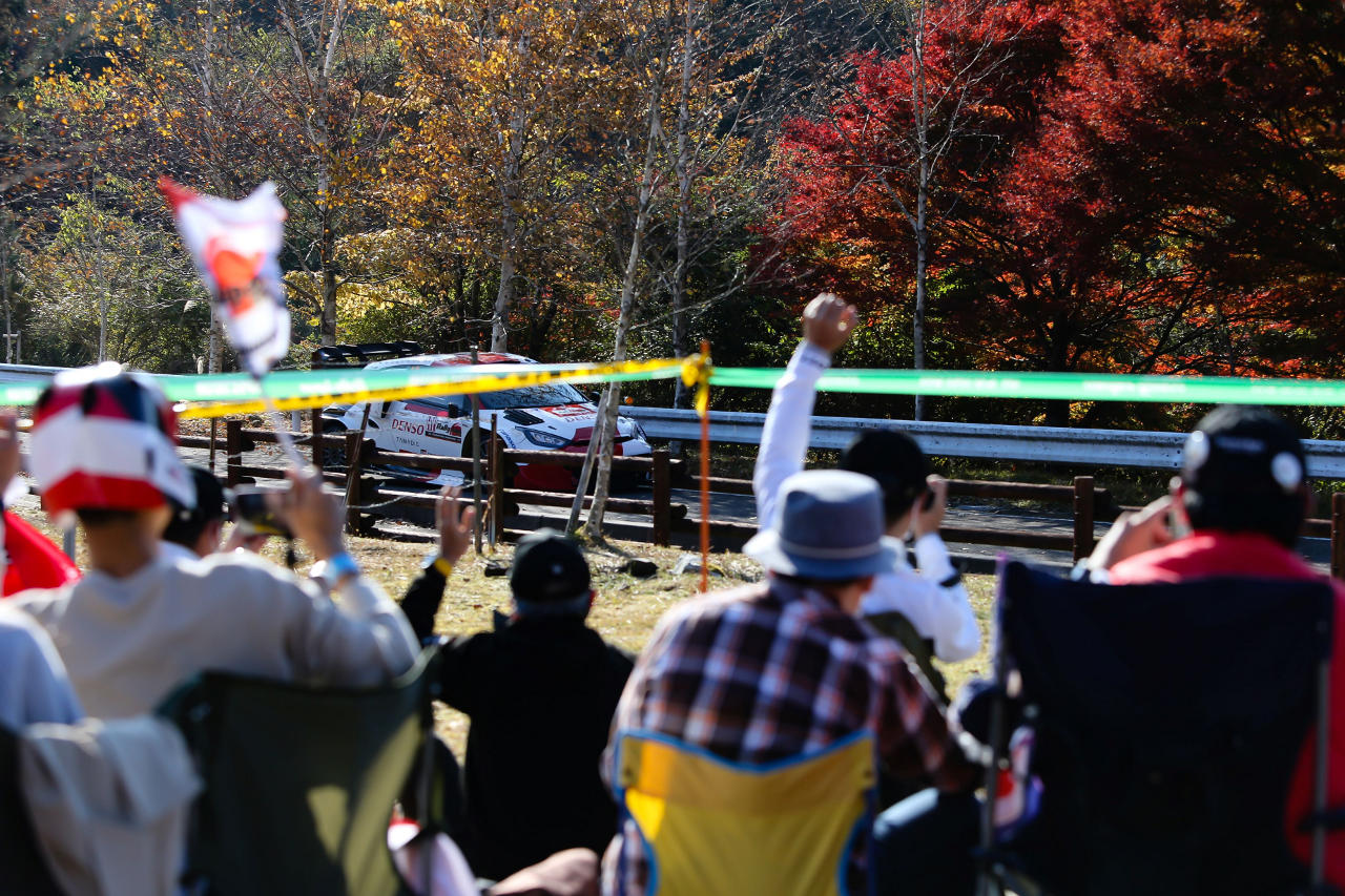 2022年のラリージャパン　伊勢神SSの様子