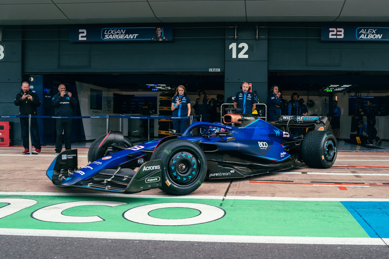 ピレリF1タイヤテスト（シルバーストン）　アレクサンダー・アルボン（ウイリアムズ）