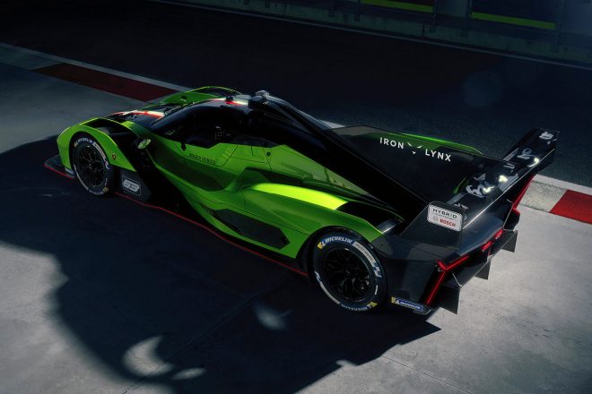 7月13日にランボルギーニが初公開した新型LMDh車両、SC63