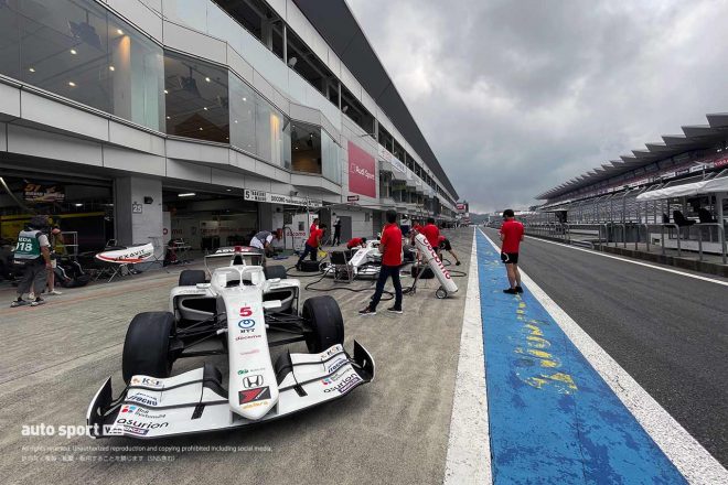 2023年スーパーフォーミュラ第6戦富士　搬入日の様子