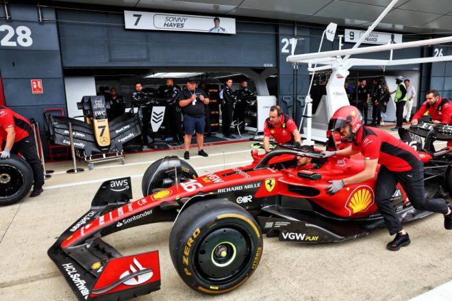 2023年F1第11戦イギリスGP　映画の撮影で用意された架空のF1チーム APXGP