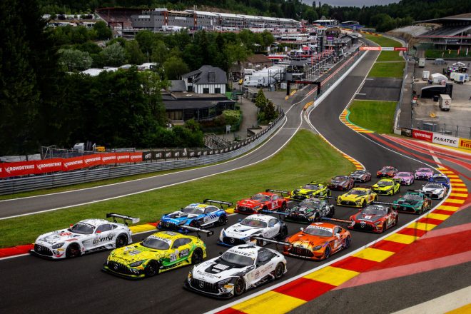 2023年のクラウドストライク・スパ24時間レースに出場したメルセデスAMG GT3