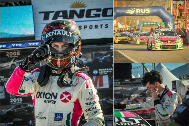 しかし予選ではシリーズ最年長チャンピオン、リオネル・ペーニャ(ルノー・フルーエンスGT)が、18歳の新鋭イグナシオ・モンテネグロ(右下)との勝負を制する