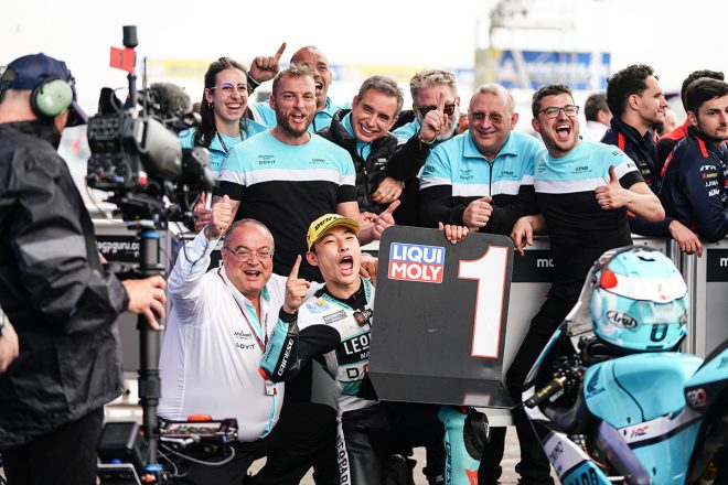 Moto3：優勝した鈴木竜生（Leopard Racing）／2023MotoGP第2戦アルゼンチンGP
