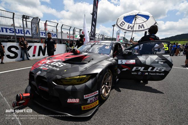 2戦連続リタイアとなったプラス・ウィズ・BMW Mチーム・スタディの5号車BMW M4 GT3
