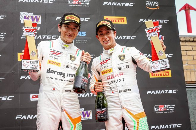 GT3アマクラスを制した大蔵峰樹／濱口弘