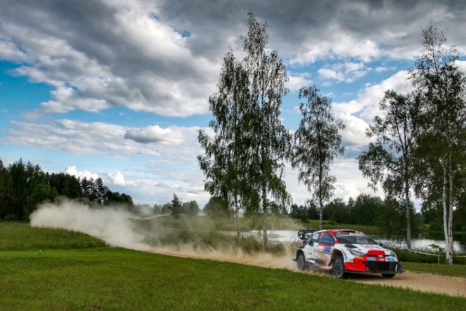 エルフィン・エバンス(トヨタGRヤリス・ラリー1) 2023年WRC第8戦ラリー・エストニア