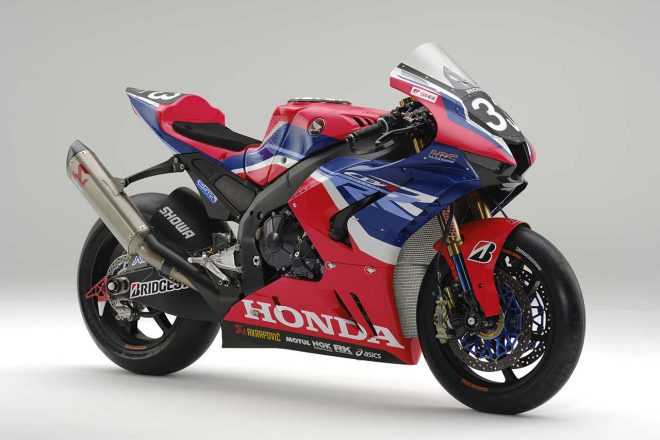 2023鈴鹿8耐：Team HRC with 日本郵便のホンダCBR1000RR-R FIREBLADE SP