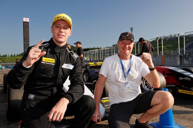 2023 FRJ もてぎ大会 第11戦 を制したリアム・シーツ(Sutekina Racing)