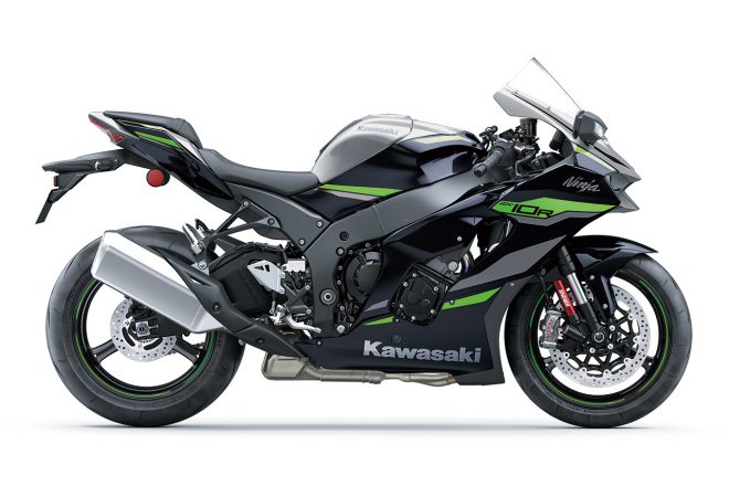 カワサキ『NInja ZX-10R』（メタリックグラファイトグレー×メタリックディアブロブラック）