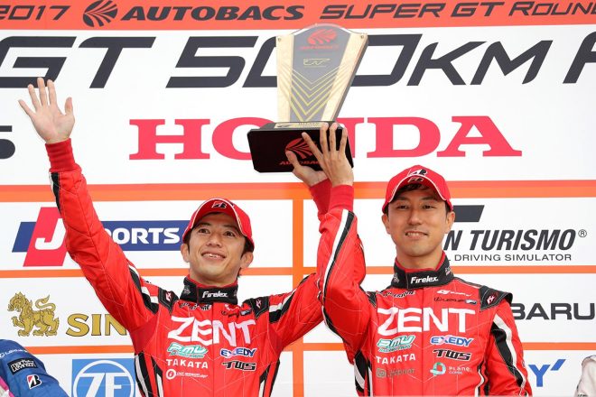 2017年の立川祐路と石浦宏明