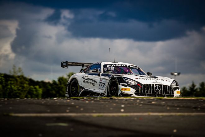 2位となった777号車メルセデスAMG GT3エボ　2023年GTWCヨーロッパ第6戦ニュルブルクリンク