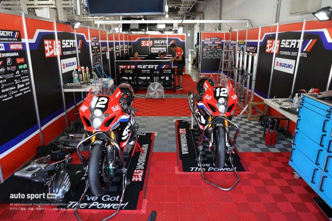 ヨシムラSERT Motul／2023鈴鹿8耐 搬入日