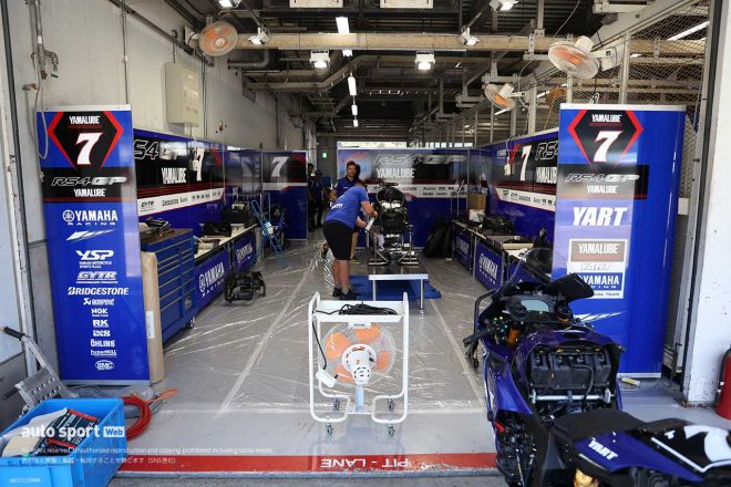 YART YAMAHA OFFICIAL TEAM EWC／2023鈴鹿8耐 搬入日