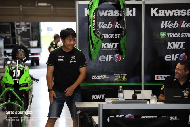 渡辺一樹（Team Kawasaki Webike Trickstar）／2023鈴鹿8耐 搬入日