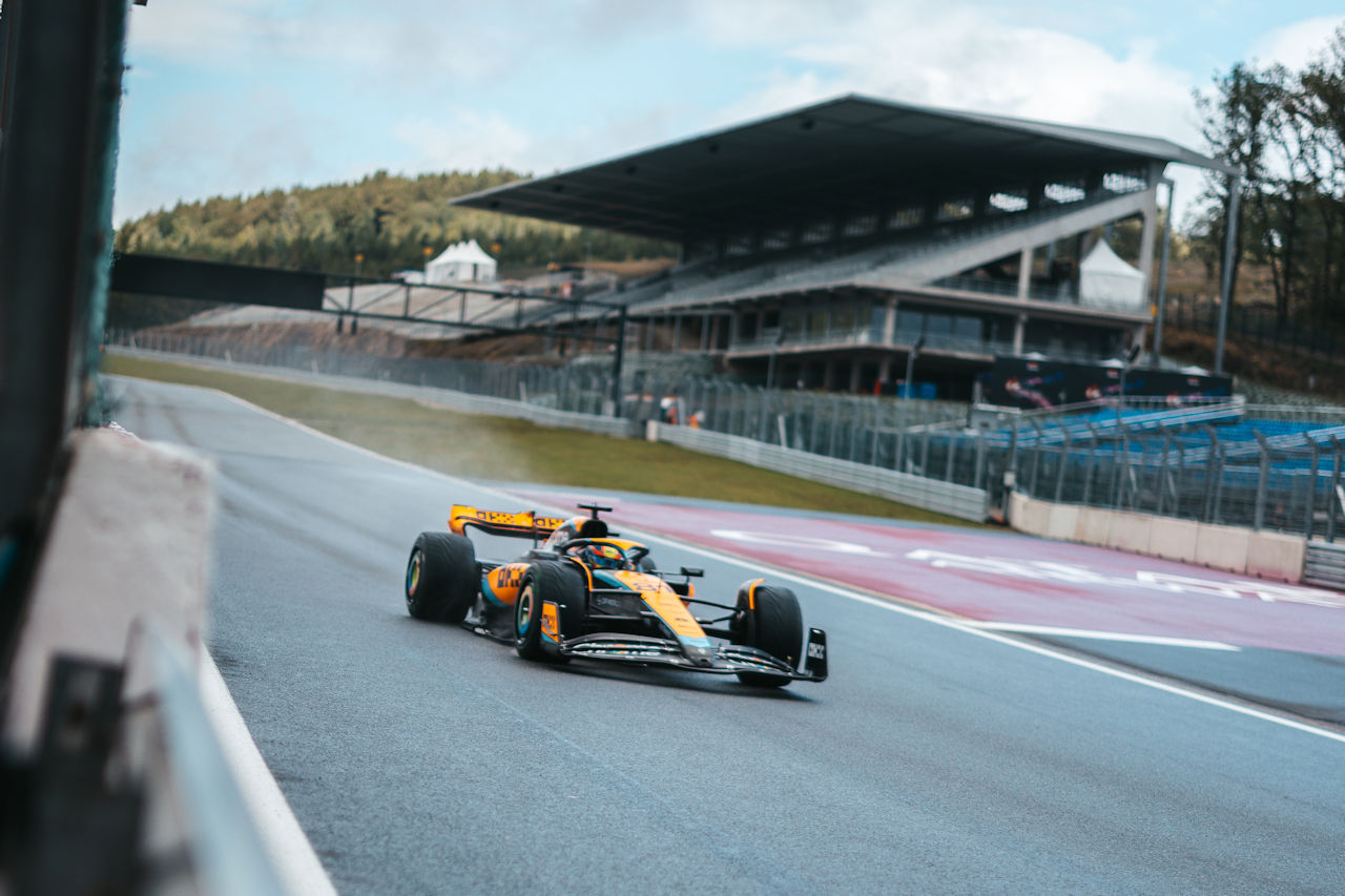 ピレリF1テスト（ベルギー）　オスカー・ピアストリ（マクラーレン）