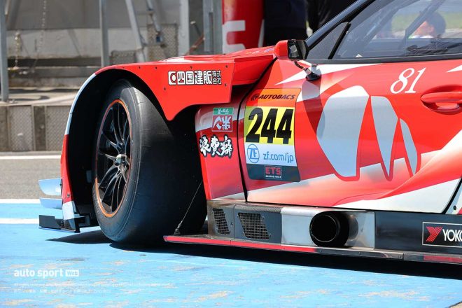 HACHI-ICHI GR Supra GT（フロントタイヤハウス後方からサイド）