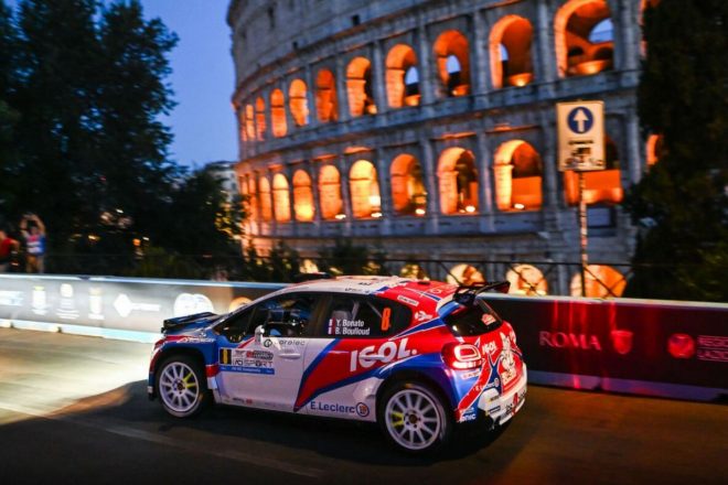 フランス育ちの名手として、イタリアのターマックでも速さを披露したヨアン・ボナート（シトロエンC3 Rally2）も、SS12の罠にハマる