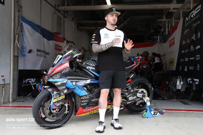 2023鈴鹿8耐：ジェレミー・ガルノニ（BMW MOTORRAD WORLD ENDURANCE TEAM）