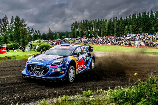 2022年のラリー・フィンランドを制したオット・タナク（フォード・プーマ・ラリー1）　2023年WRC第9戦ラリー・フィンランド