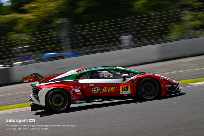 2023スーパーGT第4戦富士　JLOC ランボルギーニ GT3（小暮卓史／元嶋佑弥）