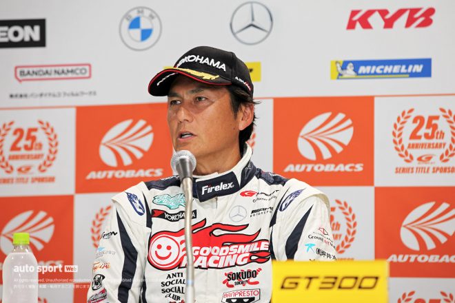 2023スーパーGT第4戦富士　谷口信輝（グッドスマイル 初音ミク AMG）