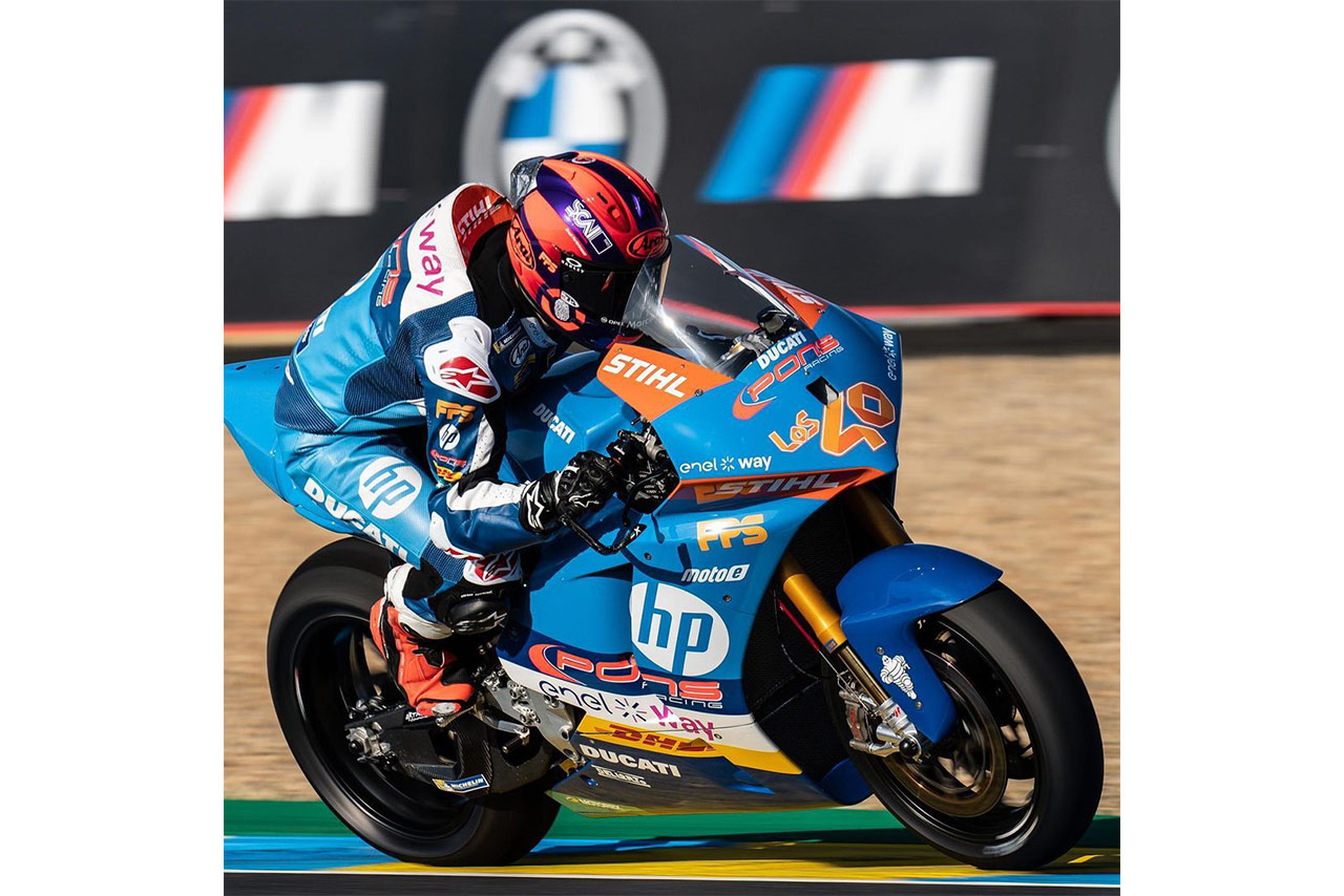 マティア・カサディ（HP Pons Los 40）／2023MotoE第5戦イギリス大会