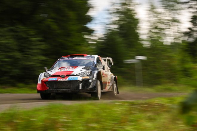 勝田貴元／アーロン・ジョンストン組（トヨタGRヤリス・ラリー1）　2023年WRC第9戦ラリー・フィンランド