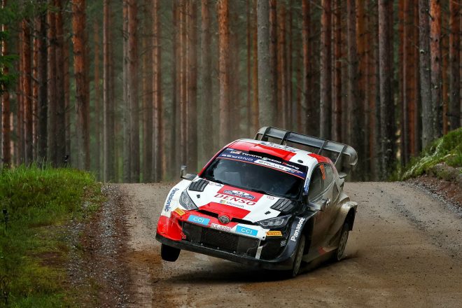 エルフィン・エバンス／スコット・マーティン組（トヨタGRヤリス・ラリー1）　2023年WRC第9戦ラリー・フィンランド