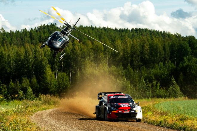 2019年以来の母国戦『ラリー・フィンランド』で、スポット参戦ながら総合5位となったヤリ-マティ・ラトバラ(トヨタGRヤリス・ラリー1) 2023年WRC第9戦ラリー・フィンランド