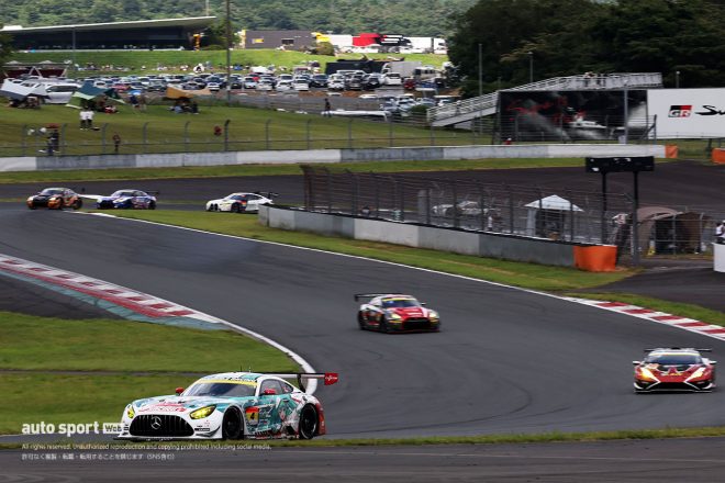 2023スーパーGT第4戦富士　グッドスマイル 初音ミク AMG（谷口信輝／片岡龍也）