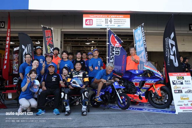 2023鈴鹿8耐：多くのチームスタッフでピットウォークを盛り上げるTeam MATSUNAGA KDC & YSP NAGOYA KITA