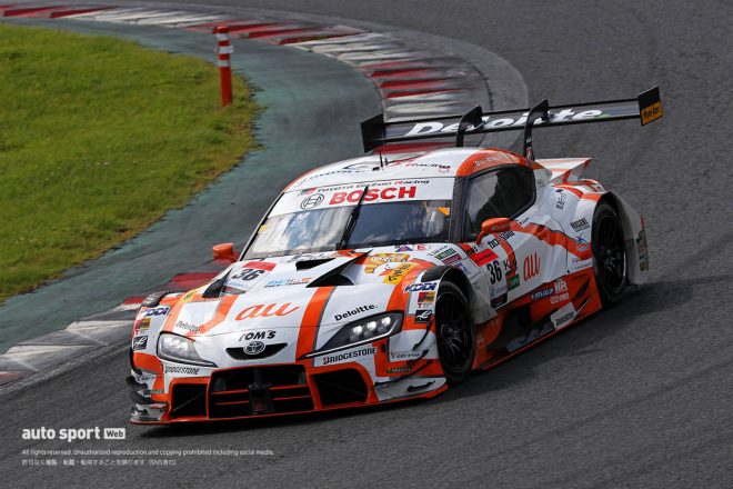 2023スーパーGT第4戦富士　au TOM’S GR Supra（坪井翔／宮田莉朋）