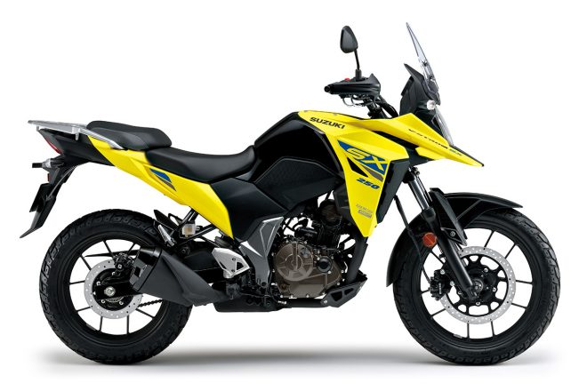 スズキ新型Vストローム250SX（チャンピオンイエローNo.2）