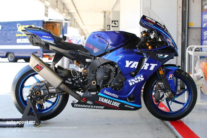 2023鈴鹿8耐： YART YAMAHA OFFICIAL EWC TEAMのヤマハYZF-R1