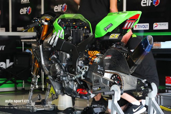 2023鈴鹿8耐：Team Kawasaki Webike TrickstarのカワサキNinja ZX-10RR
