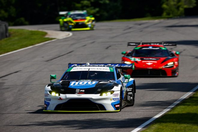 アンドレッティ・オートスポートの94号車アストンマーティン・バンテージGT3　2023年IMSA第7戦ライムロック・パーク