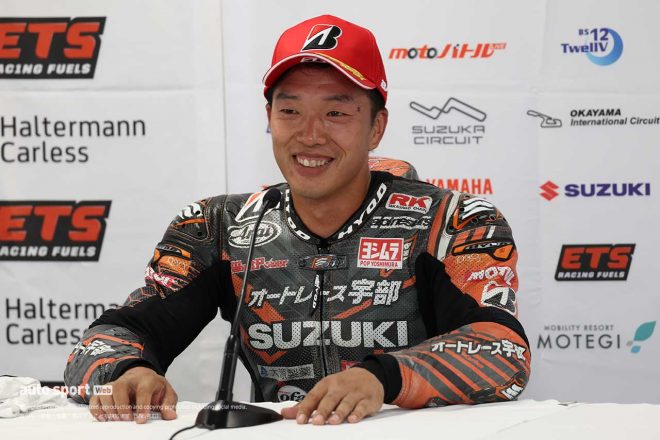 津田拓也（AutoRace Ube Racing Team）／2023全日本ロード第5戦もてぎ JSB1000 ポール会見