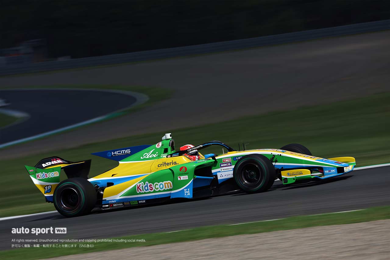 2023スーパーフォーミュラ第7戦もてぎ　国本雄資（Kids com Team KCMG）