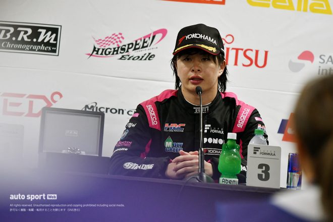 2023スーパーフォーミュラ第7戦もてぎ　3位の大湯都史樹（TGM Grand Prix）