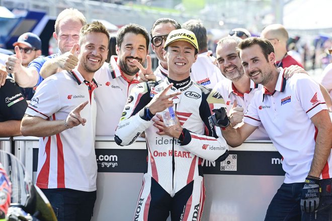 Moto2：予選でフロントロウを獲得した小椋藍（IDEMITSU Honda Team Asia）／2023MotoGP第10戦オーストリアGP