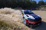土曜に勝負権を失ったエリック・カイス（シュコダ・ファビアRS Rally2）は、日曜再出走で連続ベストを奪う