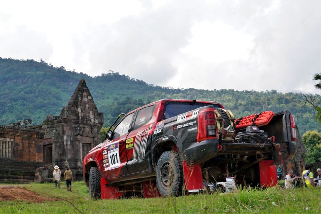 チャヤポン・ヨーター／ピーラポン・ソムバットウォン組（101号車ミツビシ・トライトン）　　アジアクロスカントリーラリー2023