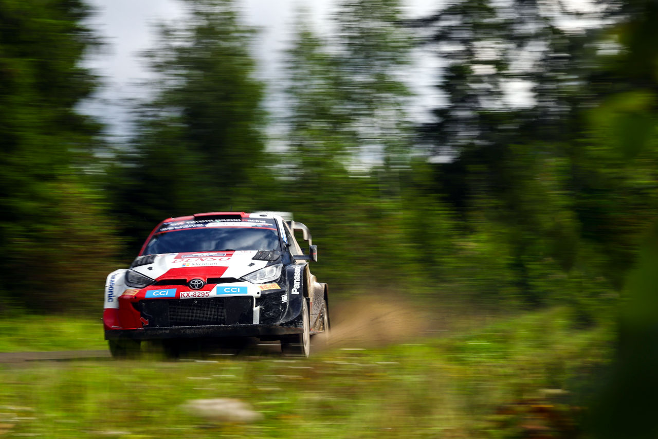 エルフィン・エバンス／スコット・マーティン組（トヨタGRヤリス・ラリー1）　2023年WRC第9戦ラリー・フィンランド